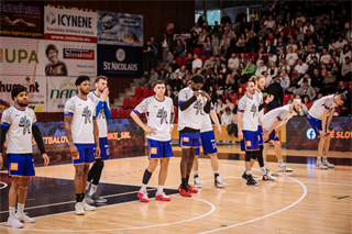 1. semifinále Niké SBL: BC Prievidza - Spišskí Rytieri 81:83 (foto: Vladimír Králik)	