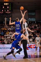 1. semifinále Niké SBL: BC Prievidza - Spišskí Rytieri 81:83 (foto: Vladimír Králik)	