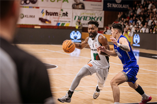 1. semifinále Niké SBL: BC Prievidza - Spišskí Rytieri 81:83 (foto: Vladimír Králik)	