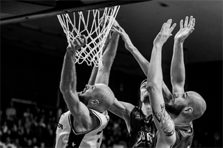 1. semifinále Niké SBL: BC Prievidza - Spišskí Rytieri 81:83 (foto: Vladimír Králik)	