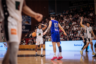 1. semifinále Niké SBL: BC Prievidza - Spišskí Rytieri 81:83 (foto: Vladimír Králik)	