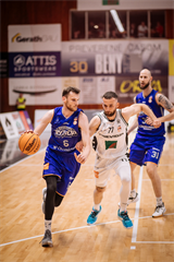 1. semifinále Niké SBL: BC Prievidza - Spišskí Rytieri 81:83 (foto: Vladimír Králik)	