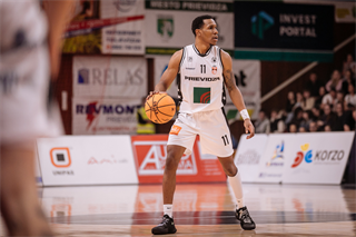 1. semifinále Niké SBL: BC Prievidza - Spišskí Rytieri 81:83 (foto: Vladimír Králik)	