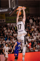 1. semifinále Niké SBL: BC Prievidza - Spišskí Rytieri 81:83 (foto: Vladimír Králik)	