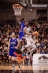 1. semifinále Niké SBL: BC Prievidza - Spišskí Rytieri 81:83 (foto: Vladimír Králik)	