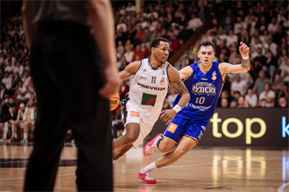 1. semifinále Niké SBL: BC Prievidza - Spišskí Rytieri 81:83 (foto: Vladimír Králik)	