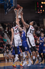 BC Prievidza -BK 04 AC LB Spišská Nová Ves 71:82 (foto: Vladimír Králik)