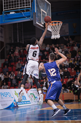BC Prievidza -BK 04 AC LB Spišská Nová Ves 71:82 (foto: Vladimír Králik)