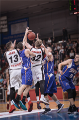 BC Prievidza -BK 04 AC LB Spišská Nová Ves 71:82 (foto: Vladimír Králik)