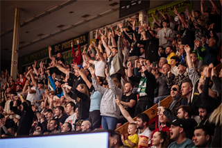 5. zápas štvrťfinále Niké SBL: BC Prievidza - Inter Bratislava 79:78 (foto: Vladimír Králik)	