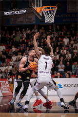 5. zápas štvrťfinále Niké SBL: BC Prievidza - Inter Bratislava 79:78 (foto: Vladimír Králik)	