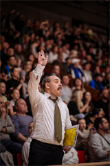 5. zápas štvrťfinále Niké SBL: BC Prievidza - Inter Bratislava 79:78 (foto: Vladimír Králik)	