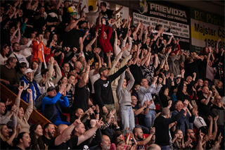 5. zápas štvrťfinále Niké SBL: BC Prievidza - Inter Bratislava 79:78 (foto: Vladimír Králik)	