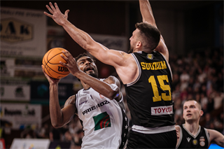 5. zápas štvrťfinále Niké SBL: BC Prievidza - Inter Bratislava 79:78 (foto: Vladimír Králik)	