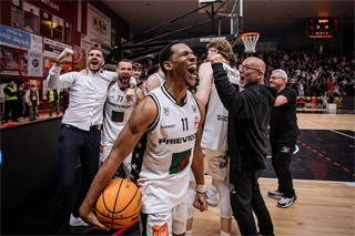 5. zápas štvrťfinále Niké SBL: BC Prievidza - Inter Bratislava 79:78 (foto: Vladimír Králik)	