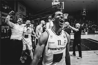 5. zápas štvrťfinále Niké SBL: BC Prievidza - Inter Bratislava 79:78 (foto: Vladimír Králik)	