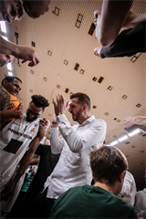 5. zápas štvrťfinále Niké SBL: BC Prievidza - Inter Bratislava 79:78 (foto: Vladimír Králik)	