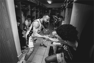 5. zápas štvrťfinále Niké SBL: BC Prievidza - Inter Bratislava 79:78 (foto: Vladimír Králik)	
