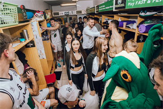 5. zápas štvrťfinále Niké SBL: BC Prievidza - Inter Bratislava 79:78 (foto: Vladimír Králik)	