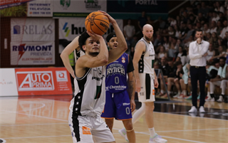 3. zápas semifinále Niké SBL: BC Prievidza - Spišskí Rytieri 102:89 (foto: Ladislav Szibilla)	