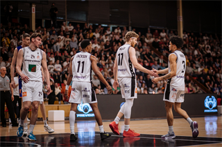 3. semifinále Niké SBL: BC Prievidza - Spišskí Rytieri 102:89 (foto: Vladimír Králik)	