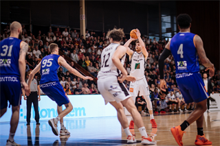 3. semifinále Niké SBL: BC Prievidza - Spišskí Rytieri 102:89 (foto: Vladimír Králik)	