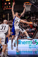 3. semifinále Niké SBL: BC Prievidza - Spišskí Rytieri 102:89 (foto: Vladimír Králik)	