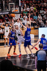 3. semifinále Niké SBL: BC Prievidza - Spišskí Rytieri 102:89 (foto: Vladimír Králik)	