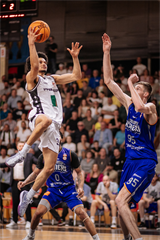 3. semifinále Niké SBL: BC Prievidza - Spišskí Rytieri 102:89 (foto: Vladimír Králik)	