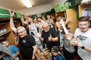 3. semifinále Niké SBL: BC Prievidza - Spišskí Rytieri 102:89 (foto: Vladimír Králik)	