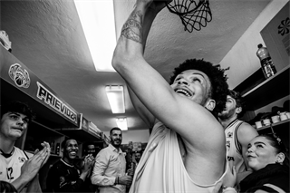 3. semifinále Niké SBL: BC Prievidza - Spišskí Rytieri 102:89 (foto: Vladimír Králik)	