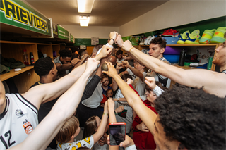 3. semifinále Niké SBL: BC Prievidza - Spišskí Rytieri 102:89 (foto: Vladimír Králik)	